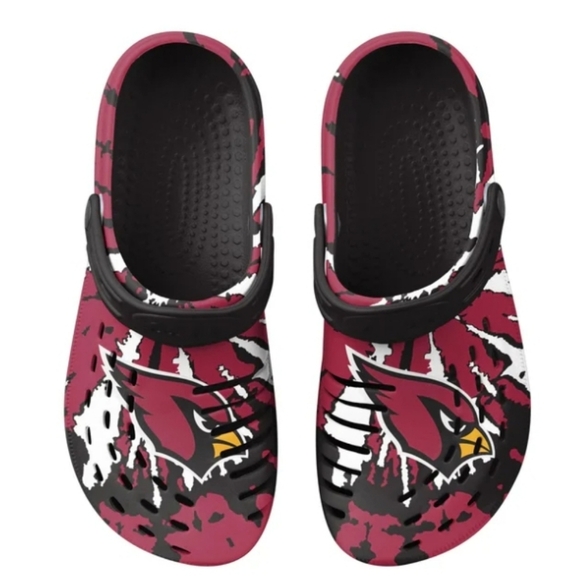 Arizona Cardinals NFL Mens Tie-Dye Clog With Strap Size M 9/10 - Picture 8 of 11